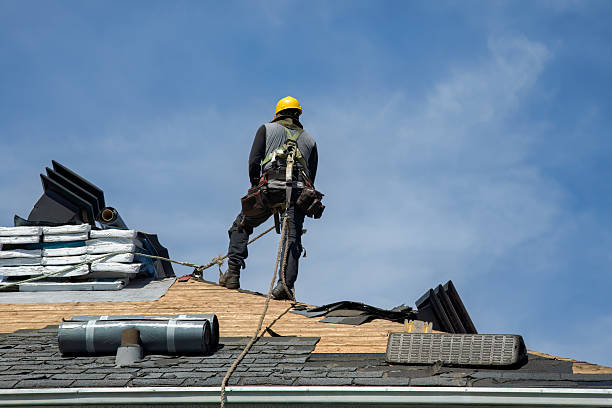 Professional Roof Replacement technician working in Salem, NH
